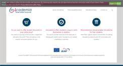 Desktop Screenshot of inacademia.org